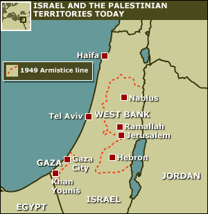 map of Palestine
